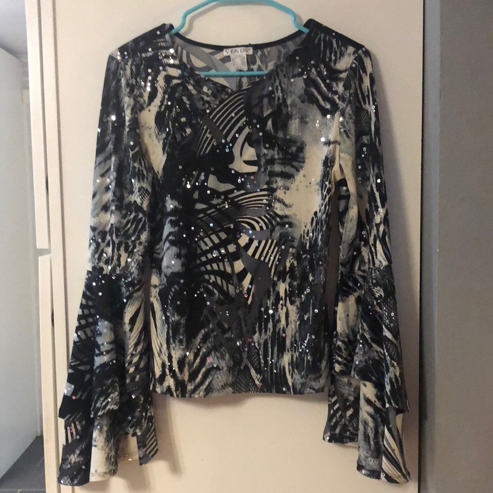 Venus small sequined top
